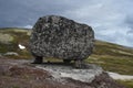 Megaliths (Seid) of the Kola Peninsula, northern Russia Royalty Free Stock Photo